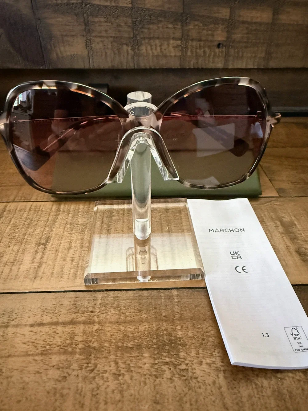 Longchamp LO705S 690 Oversized Butterfly Brown Tortoise Sunglasses Women's NEW